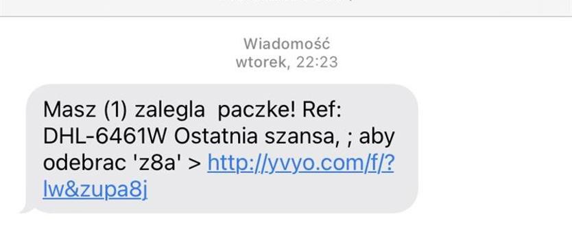 Pomyśl, zanim klikniesz. Uwaga na podejrzane SMS-y