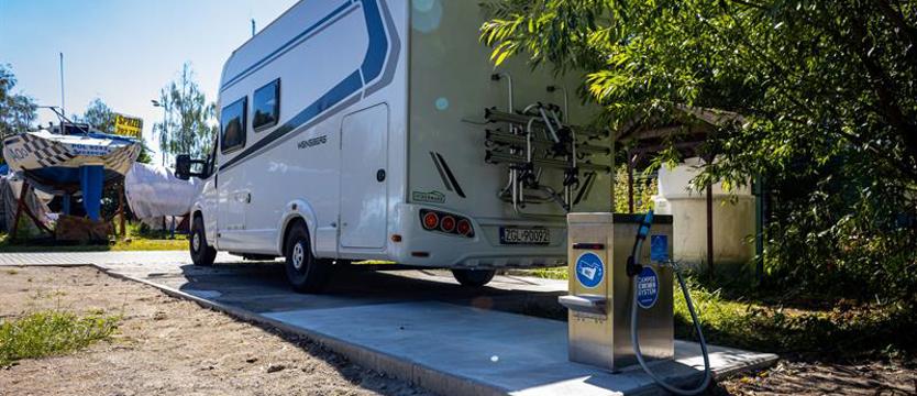 Atrakcyjna miejscówka dla kamperów