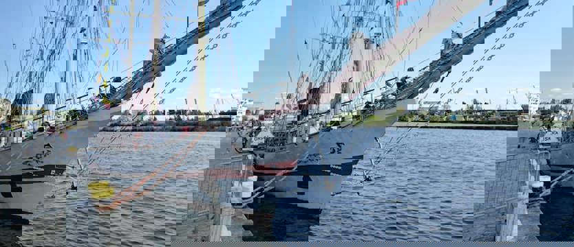 ORP Iskra i TS Rupel przypłynęły do Szczecina na finał regat