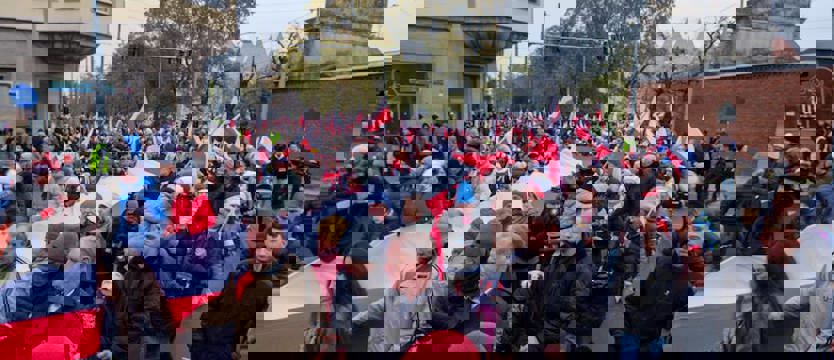 Święto Niepodległości w Szczecinie. Maszerowali, śpiewali, biegali