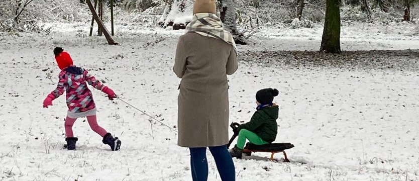 Pierwszy śnieg sypnął w Szczecinie