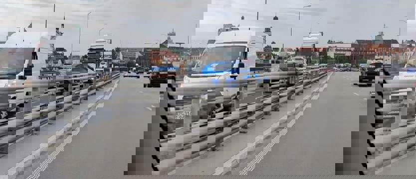 Kolizja kilku aut na Trasie Zamkowej