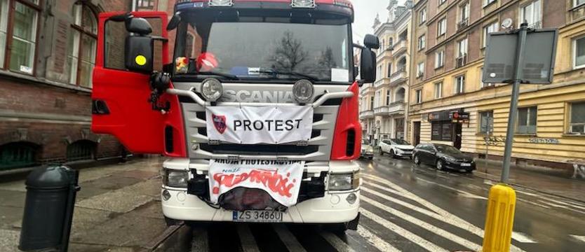 Zachodniopomorscy strażacy wciąż protestują