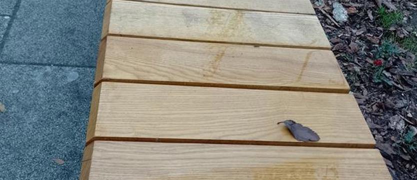 Czytelnicy mają wątpliwości. Mokra ławka z katalogu