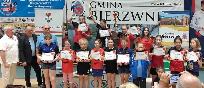 Tenis stołowy. Mistrzostwa żaków w Bierzwniku