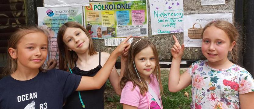 Plakaty na ratunek rzeczce