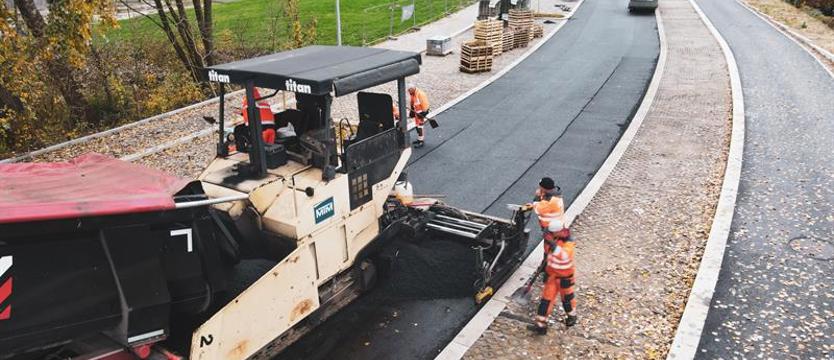 Na ul. Bożeny ostatni etap prac