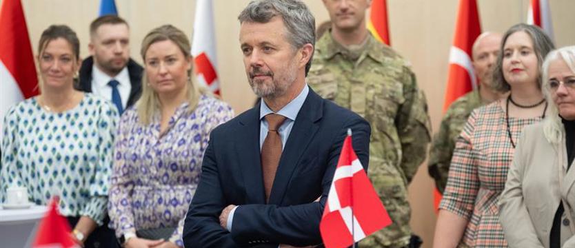 Król Danii przyjechał do Korpusu Północno-Wschodniego w Szczecinie