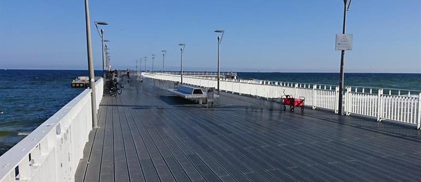Kołobrzeskie molo wielką atrakcją