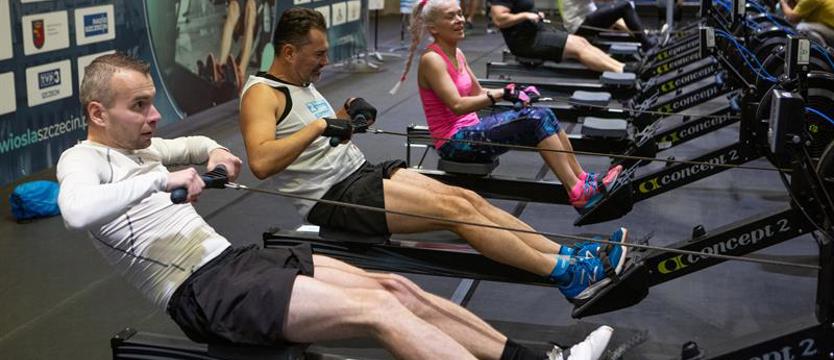 Ergometr wioślarski. W mistrzostwach Szczecina 338 startujących!