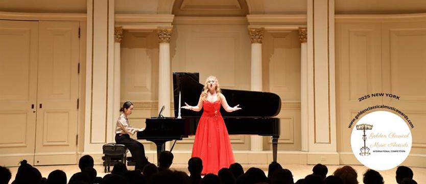Szczecińska artystka zaśpiewała w legendarnej, nowojorskiej Carnegie Hall