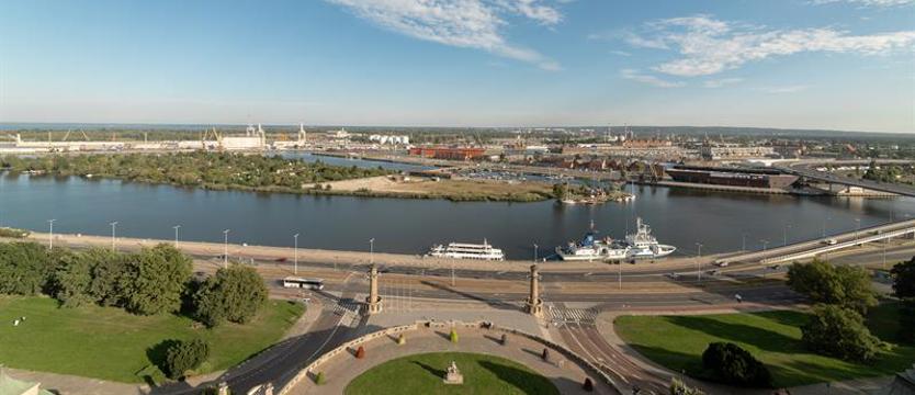 Jesienny Szczecin z wieży