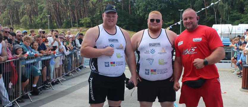 Zawody Strongman w Mrzeżynie. Zaczęło się od przeciągania Kasieńki