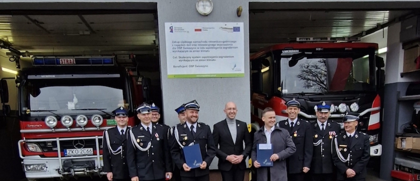 Specjalistyczne samochody trafią do strażaków ochotników z regionu