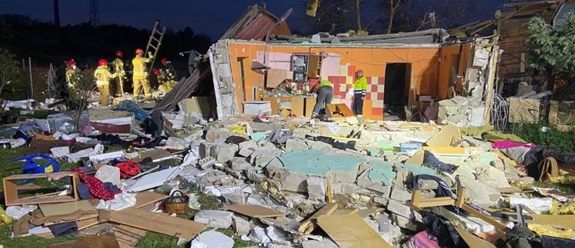 Wybuch gazu przy ul. Srebrnej w Szczecinie. Poszkodowanych siedem osób, w tym dwoje dzieci